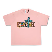 Salmon western gemstone cross faith Urban Heavy Tee - Artiststas