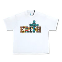 White western gemstone cross faith Urban Heavy Tee - Artiststas
