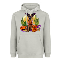 Moon Dust Halloween german shepherd Heavyweight Hoodie - RanaPortraitStore