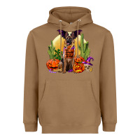 Toasted Coconut Halloween german shepherd Heavyweight Hoodie - RanaPortraitStore