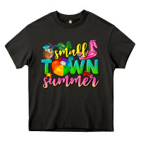Asphalt small town summer tbw Heavy Core Tee - texasbilliewilder
