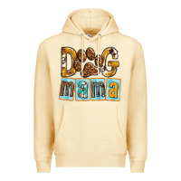 Pina Colada Dog Mama with Paw Premium Hoodie - texasbilliewilder