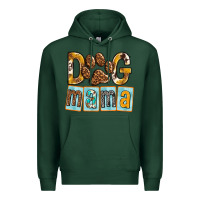 Sports Green Dog Mama with Paw Premium Hoodie - texasbilliewilder