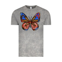 Cloud Rock 4th of july butterfly Vintage Tee - BundleAndBundleShop
