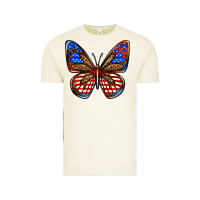 Vintage Arctic 4th of july butterfly Vintage Tee - BundleAndBundleShop