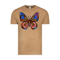 Vintage Camel 4th of july butterfly Vintage Tee - BundleAndBundleShop