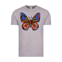 Vintage Zinc 4th of july butterfly Vintage Tee - BundleAndBundleShop