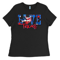 Black love texas map Ladies Tee - Zillion Design Studio