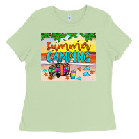 Matcha summer camping Ladies Tee - JahusDesignShop