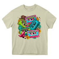 Mossy 90's country cassette tapes Heavy Core Tee - Zillion Design Studio