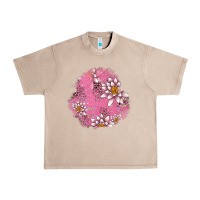 French Oak lotus patches Urban Heavy Tee - AdoDesignShop