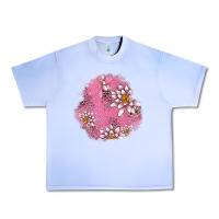 Grape Ice lotus patches Urban Heavy Tee - AdoDesignShop