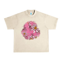 Sandshell lotus patches Urban Heavy Tee - AdoDesignShop