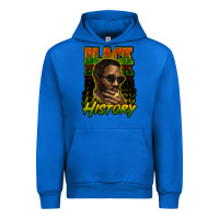 Cobalt Black history afro man Urban Hoodie - HowdyJamesFarm