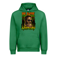 Emerald Black history afro man Urban Hoodie - HowdyJamesFarm