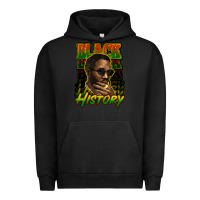 Pigment Black Black history afro man Urban Hoodie - HowdyJamesFarm