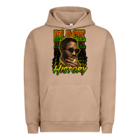 Pigment Burro Black history afro man Urban Hoodie - HowdyJamesFarm