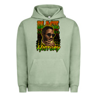 Pigment Oil Green Black history afro man Urban Hoodie - HowdyJamesFarm