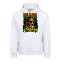 White Black history afro man Urban Hoodie - HowdyJamesFarm
