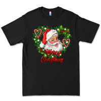 Black merry christmas santa Premium Tee - RanaPortraitStore