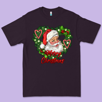 Merry Christmas Santa Premium Tee Designed By Ranaportraitstore