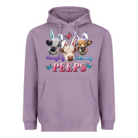 Lavender Hanging With My Peeps Cows Heavyweight Hoodie - RanaPortraitStore