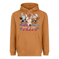 Meerkat Hanging With My Peeps Cows Heavyweight Hoodie - RanaPortraitStore