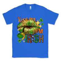 True Royal kiss me im irish with lip Classic Tee - NancyCooperArtShop
