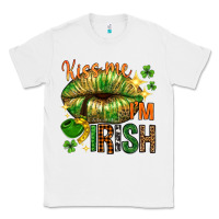 White kiss me im irish with lip Classic Tee - NancyCooperArtShop