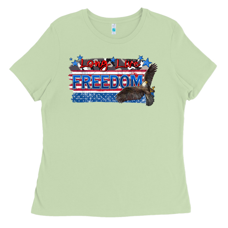 Long Live Freedom Ladies Tee by Zillion Design Studio | Teevron