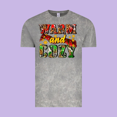 Warm And Cozy With Scarf Vintage Tee Designed By Adodesignshop