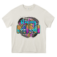 Cream racing mini Heavy Core Tee - Zillion Design Studio
