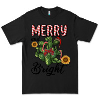 Black merry and bright with cactus Premium Tee - RanaPortraitStore