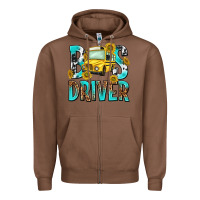 Chestnut bus driver Zipper Hoodie - NancyCooperArtShop