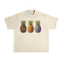 Sandshell pineapples leopard tie dye summer Urban Heavy Tee - Artiststas