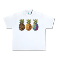 White pineapples leopard tie dye summer Urban Heavy Tee - Artiststas
