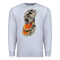 Heather Grey Lunar Fruit Premium Sweatshirt - Bettercallsaul
