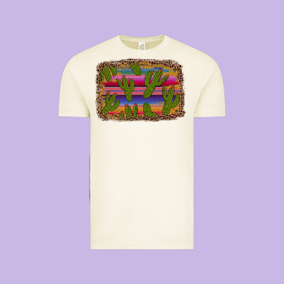 Cinco De Mayo Leopard Frame Vintage Tee Designed By Artiststas