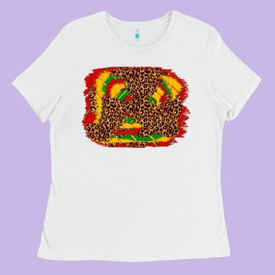 Ladies Tee black history background