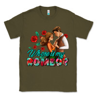 Army Green where is my romeo Classic Tee - AdoDesignShop