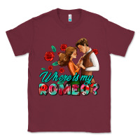 Burgundy where is my romeo Classic Tee - AdoDesignShop