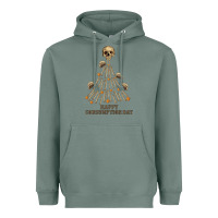 Sage Happy Consumption Day Heavyweight Hoodie - RanaPortraitStore