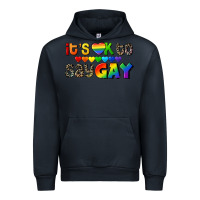 Navy It's okay to say Gay pride Urban Hoodie - CowGirlArtShop
