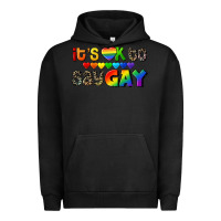 Pigment Black It's okay to say Gay pride Urban Hoodie - CowGirlArtShop