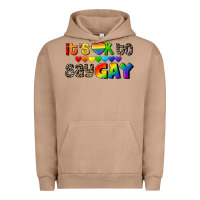 Pigment Burro It's okay to say Gay pride Urban Hoodie - CowGirlArtShop