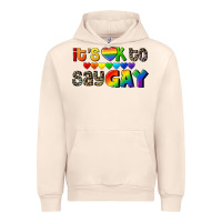 Sandshell It's okay to say Gay pride Urban Hoodie - CowGirlArtShop