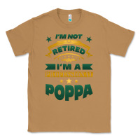 Toasted Coconut i'm not retired i'm a professional poppa Classic Tee - Jasminsmagicworld