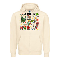 Sandshell religious christmas Zipper Hoodie - MaliasSmallBusiness