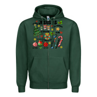 Sports Green religious christmas Zipper Hoodie - MaliasSmallBusiness