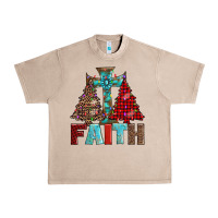 French Oak cross and christmas trees Urban Heavy Tee - AdoDesignShop